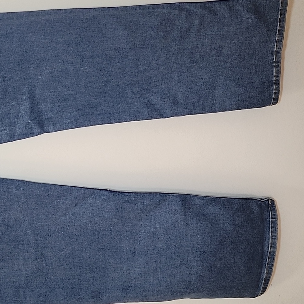 RE/DONE Originals Button Fly High Rise Tapered Leg Strech Tall Jeans Sz 29 - Picture 11 of 16